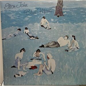 Elton John Blue Moves 2-LP set featuring “Sorry Seems to be the Hardest Word”